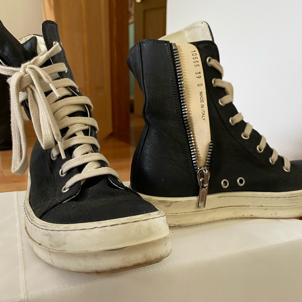 RICK OWENS ankle shoe with zipper